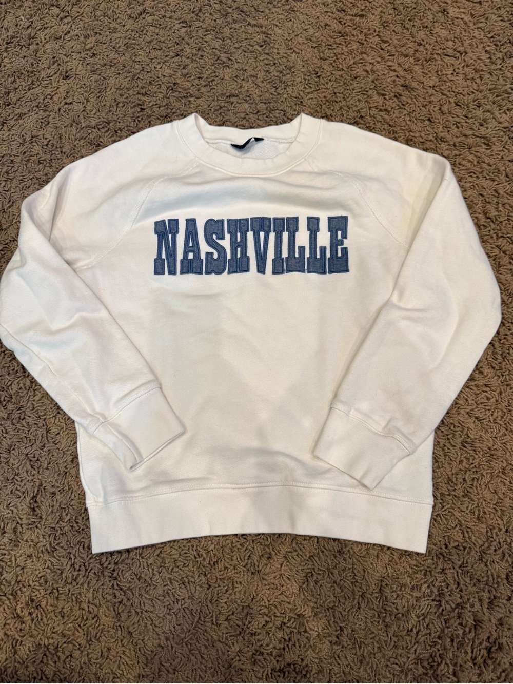 JCrew embroidered Nashville sweatshirt